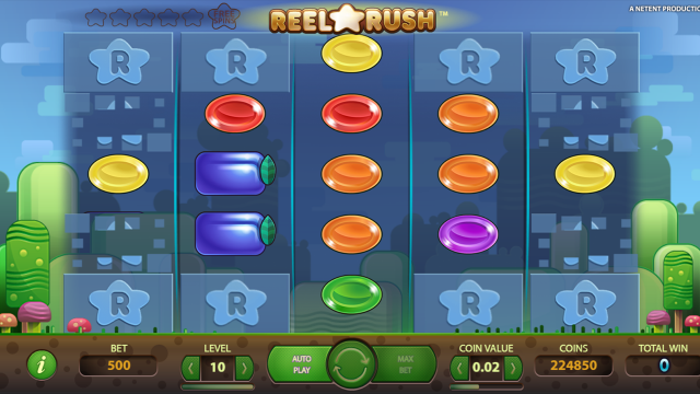 Игровой интерфейс Reel Rush 4