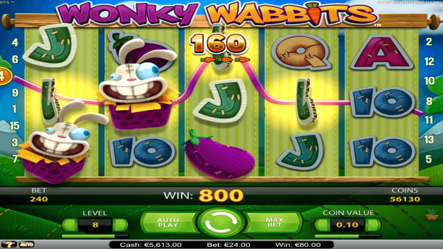 Игровой интерфейс Wonky Wabbits 8