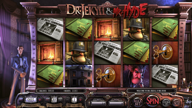Игровой интерфейс Dr. Jekyll And Mr. Hyde 1